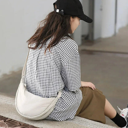 Women Nylon Shoulder Totes Handbag Ladies Fashion Travel Designer Crossbody Sling Messenger Bag Pack for Female Girl