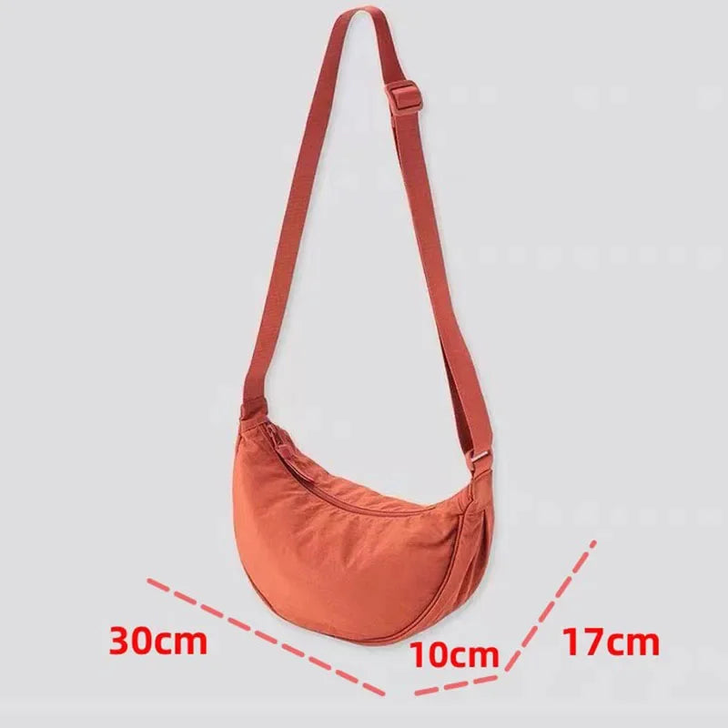 Women Nylon Shoulder Totes Handbag Ladies Fashion Travel Designer Crossbody Sling Messenger Bag Pack for Female Girl