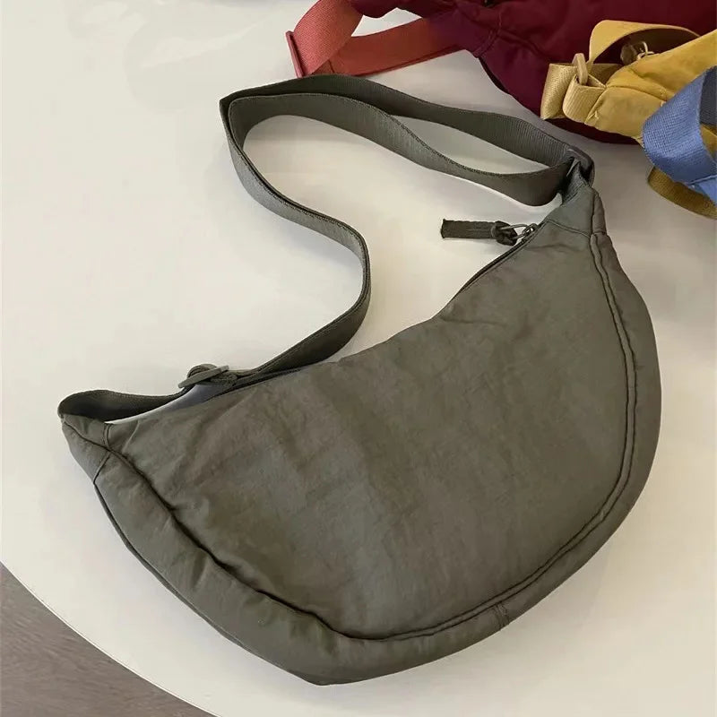 Women Nylon Shoulder Totes Handbag Ladies Fashion Travel Designer Crossbody Sling Messenger Bag Pack for Female Girl