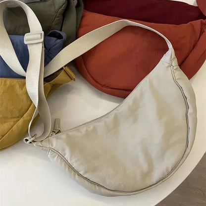 Women Nylon Shoulder Totes Handbag Ladies Fashion Travel Designer Crossbody Sling Messenger Bag Pack for Female Girl
