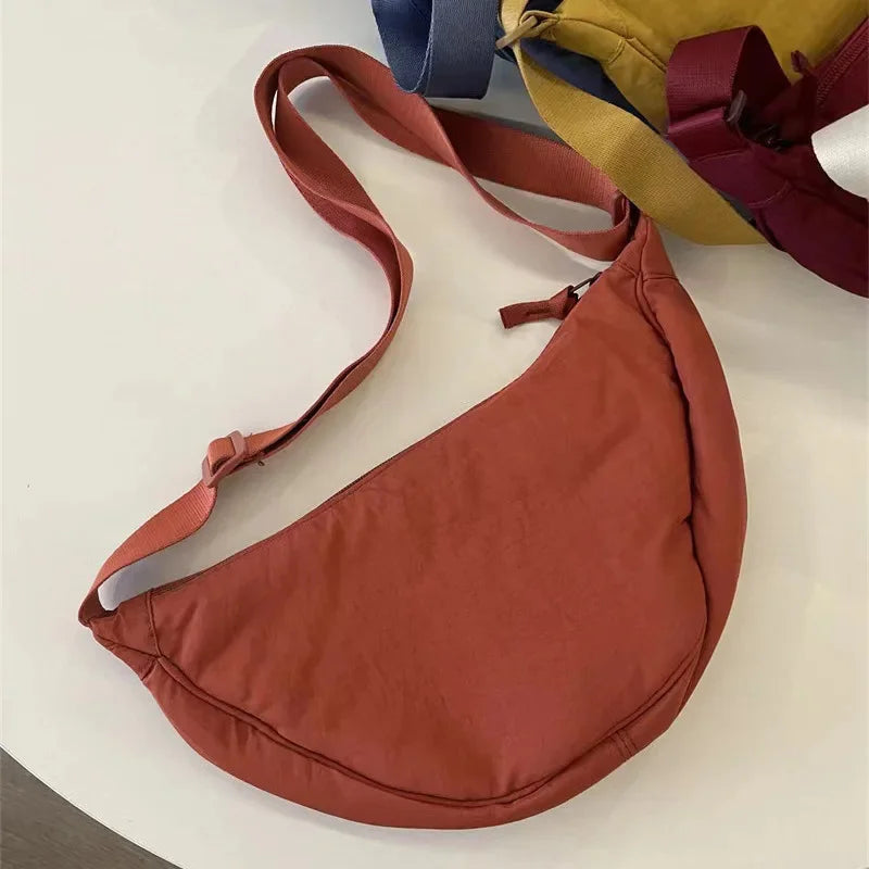 Women Nylon Shoulder Totes Handbag Ladies Fashion Travel Designer Crossbody Sling Messenger Bag Pack for Female Girl