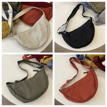 Women Nylon Shoulder Totes Handbag Ladies Fashion Travel Designer Crossbody Sling Messenger Bag Pack for Female Girl
