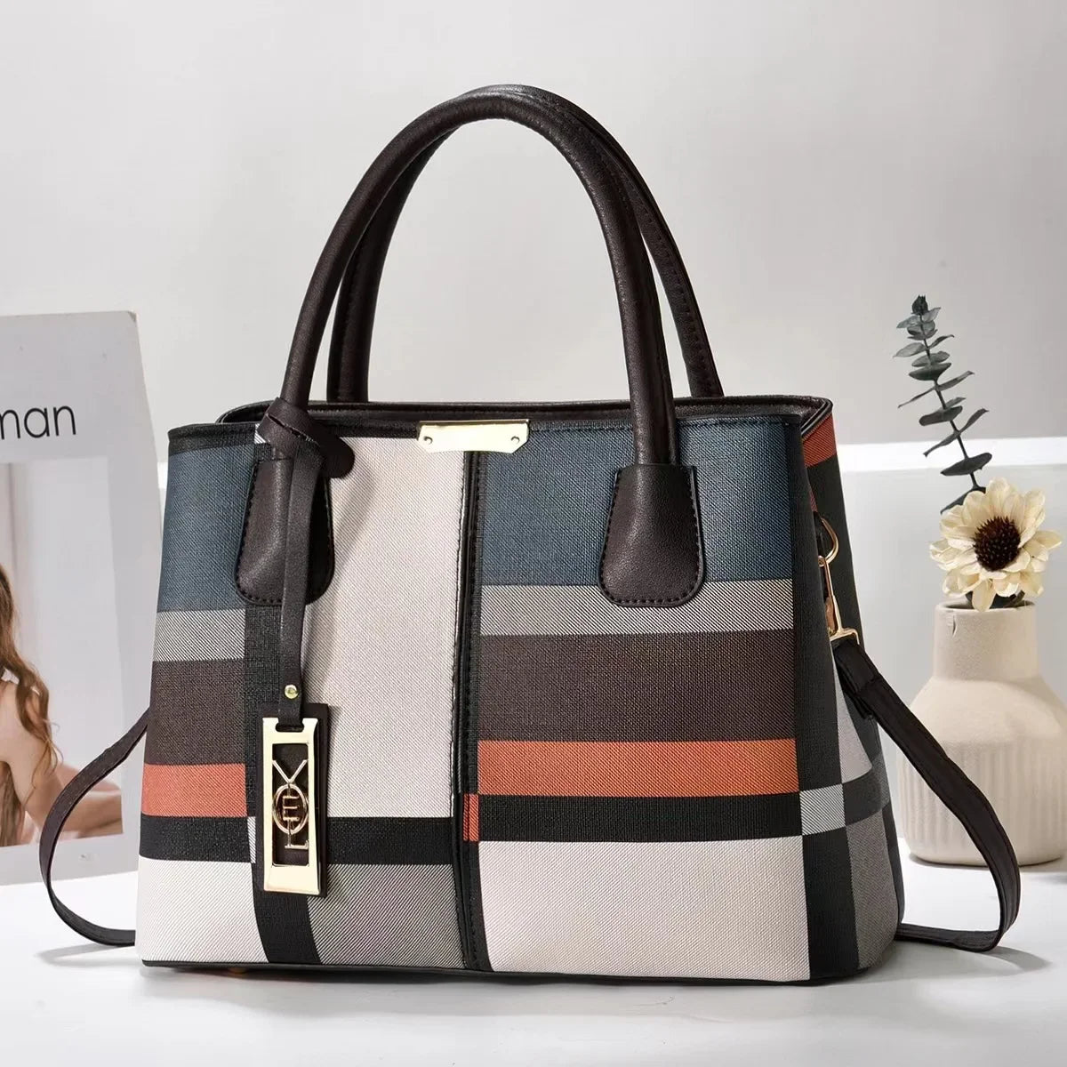 Women PU Leather Handbags Ladies Large Tote Bag Female Square Shoulder Bags Bolsas Femininas Sac New Fashion Crossbody Bags
