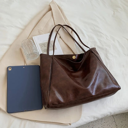 Women PU-Leather New Style Large Capacity Handbags Shoulder Bag Ladies Tote Purse Messenger Girls Fashion Shopping Bags
