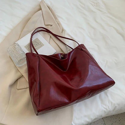 Women PU-Leather New Style Large Capacity Handbags Shoulder Bag Ladies Tote Purse Messenger Girls Fashion Shopping Bags