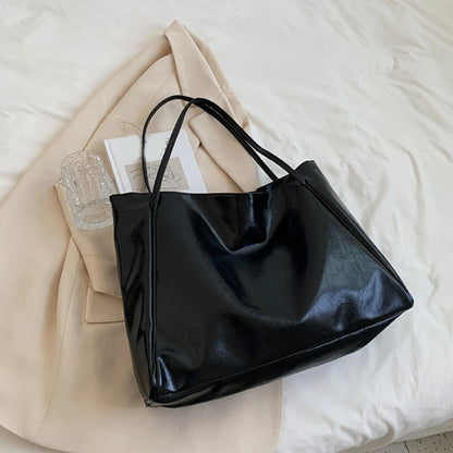 Women PU-Leather New Style Large Capacity Handbags Shoulder Bag Ladies Tote Purse Messenger Girls Fashion Shopping Bags