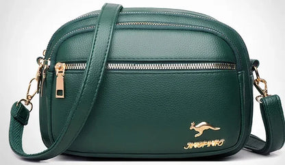 Women PU Leather Shoulder Bag Ladies Multifunction Fashion Travel Waterproof Crossbody Sling Messenger Bags Pack for Female