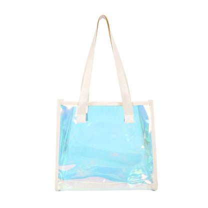 Women PVC Shoulder Bag Handbag Organization Teenage Girl Go Shopping Household