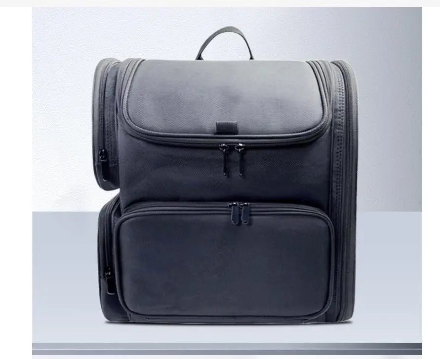 Women Portable Travel Cosmetic Backpack Artist Makeup Bag  Makeup Organizer Travel Train Case Soft Sided Cosmetic Bag Organizer