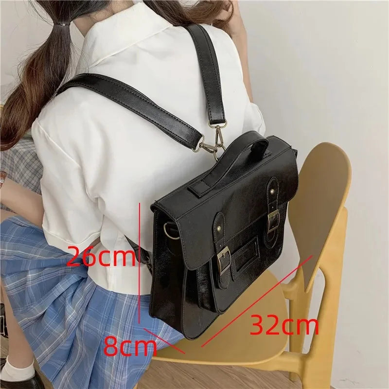 Women Preppy Style Backpacks School Student Book Travel Multifunctional Teenagers Girls Shoulder Bag Pack Totes for Female