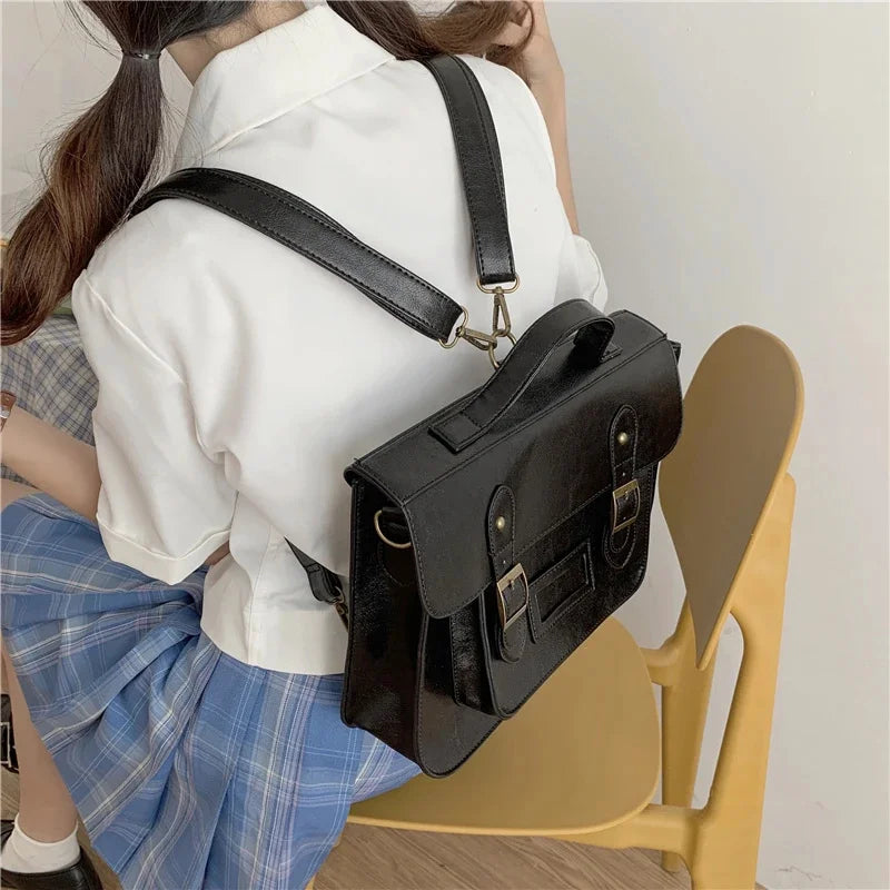 Women Preppy Style Backpacks School Student Book Travel Multifunctional Teenagers Girls Shoulder Bag Pack Totes for Female