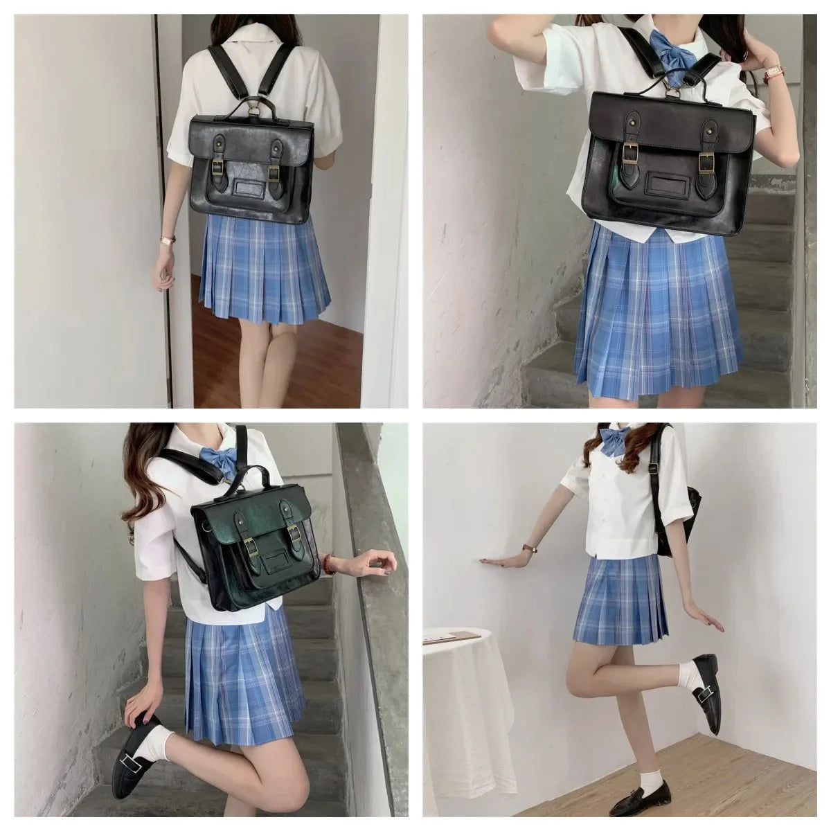 Women Preppy Style Backpacks School Student Book Travel Multifunctional Teenagers Girls Shoulder Bag Pack Totes for Female