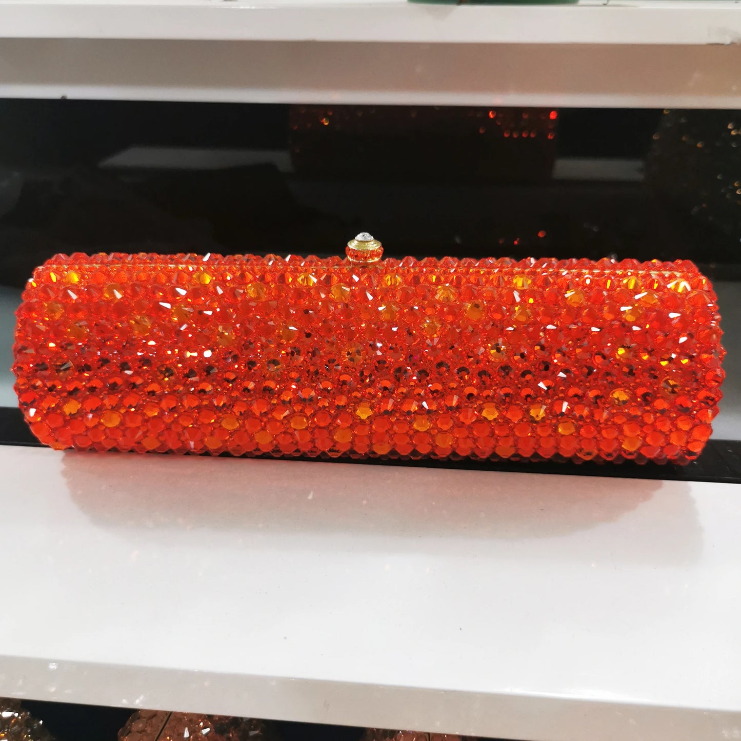 Women Red AB silver Gold Crystal Diamond Evening Purses and Clutches Bags Formal Dinner Party Prom Ladies Diamond Handbags Purse