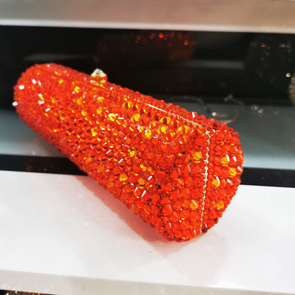 Women Red AB silver Gold Crystal Diamond Evening Purses and Clutches Bags Formal Dinner Party Prom Ladies Diamond Handbags Purse