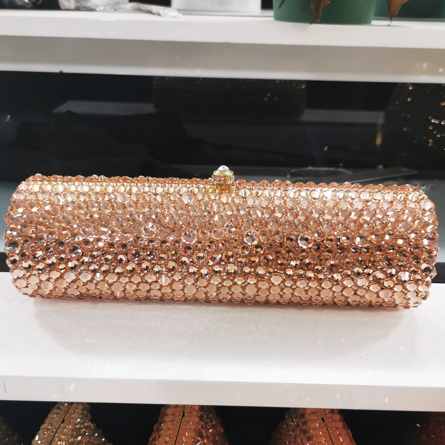 Women Red AB silver Gold Crystal Diamond Evening Purses and Clutches Bags Formal Dinner Party Prom Ladies Diamond Handbags Purse
