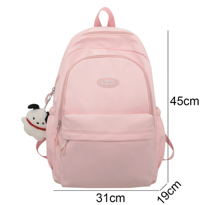 Women Red Lady Waterproof Cute Laptop New Book Bag Girl Kawaii Nylon School Backpack Fashion Female Travel College Backpack Cool