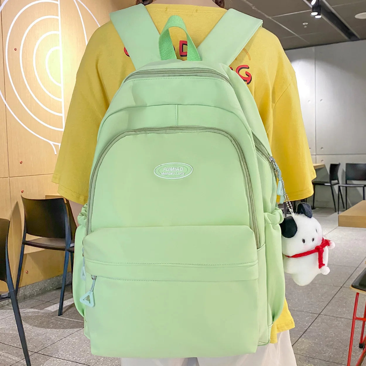 Women Red Lady Waterproof Cute Laptop New Book Bag Girl Kawaii Nylon School Backpack Fashion Female Travel College Backpack Cool