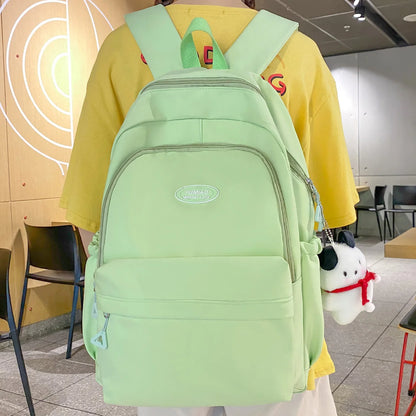 Women Red Lady Waterproof Cute Laptop New Book Bag Girl Kawaii Nylon School Backpack Fashion Female Travel College Backpack Cool