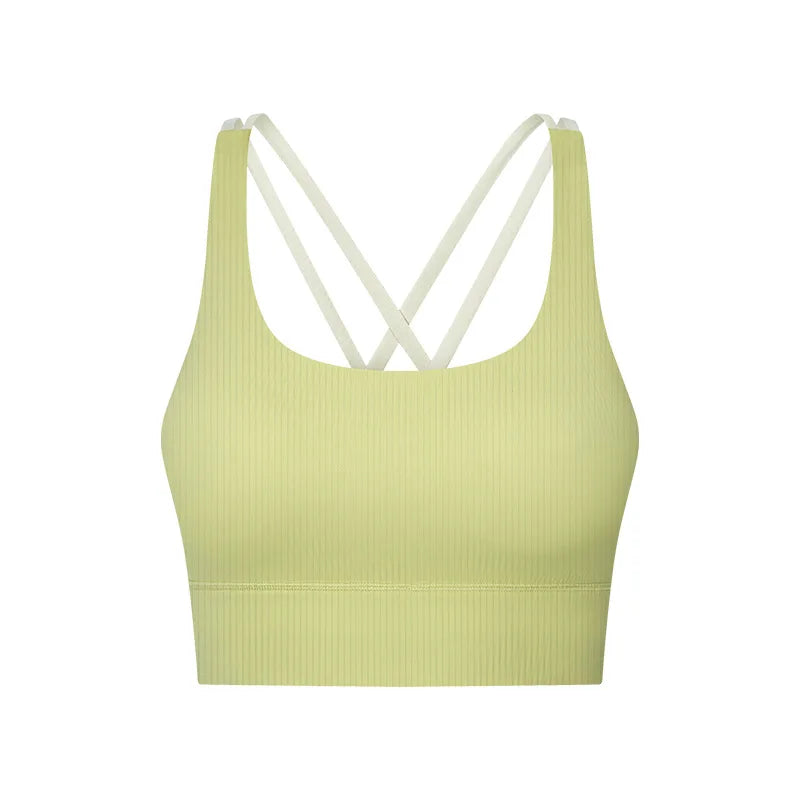 Women Ribbed Solid Sporty Padded Tank Women Outerwear With Bra