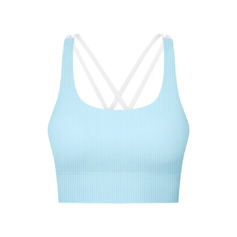 Women Ribbed Solid Sporty Padded Tank Women Outerwear With Bra