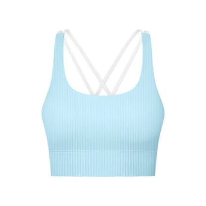 Women Ribbed Solid Sporty Padded Tank Women Outerwear With Bra