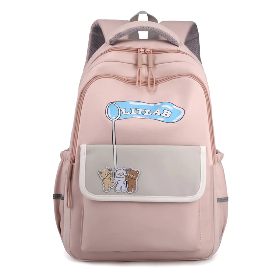 Women School Backpack Color Nylon Bagpack  Female Anti Theft Rucksack Casual Lady Travel Backpacks Korean Back Pack