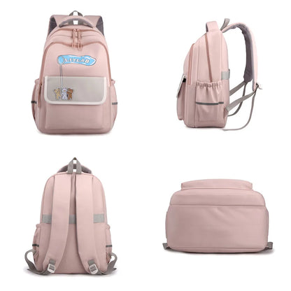 Women School Backpack Color Nylon Bagpack  Female Anti Theft Rucksack Casual Lady Travel Backpacks Korean Back Pack