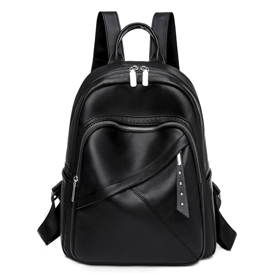 Women School Bags for Teenage Girls Luxury Female Backpacks Shoulder Bag A Dos Ladies Travel Bagpack Mochilas Leather Bookbag