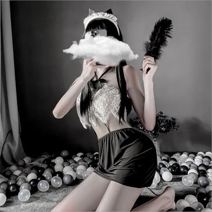 Women Sexy Secretary Uniform Costume Girls Hollow Out Temptation OL Teacher Uniform Erotic lingerie Hip Skirt