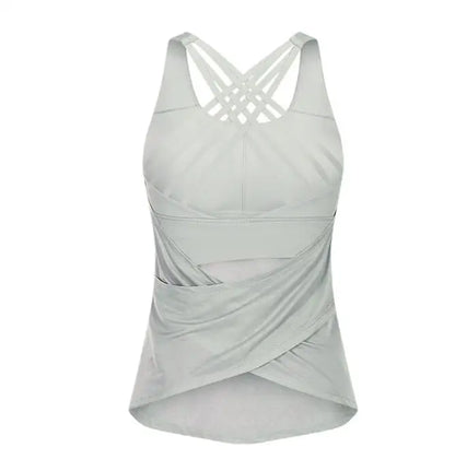 Women Shirts Back Gym Top Women's Fitness Shirt Sleeveless Top Vest white black solid color