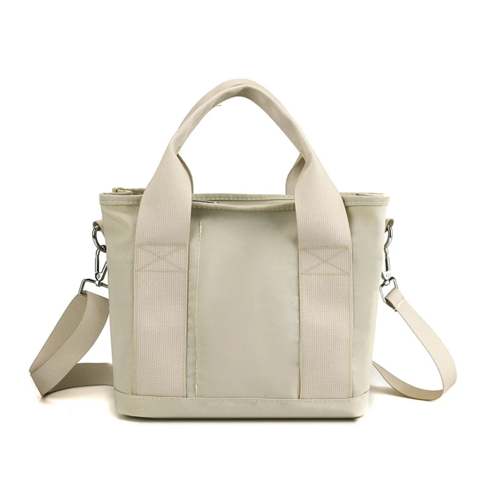 Women Shoulder Bag Casual Nylon Handbags Female Messenger Bag Tote Solid Color Lady Crossbody Bag