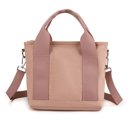 Women Shoulder Bag Casual Nylon Handbags Female Messenger Bag Tote Solid Color Lady Crossbody Bag