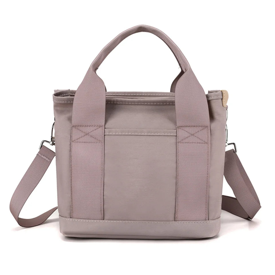 Women Shoulder Bag Casual Nylon Handbags Female Messenger Bag Tote Solid Color Lady Crossbody Bag