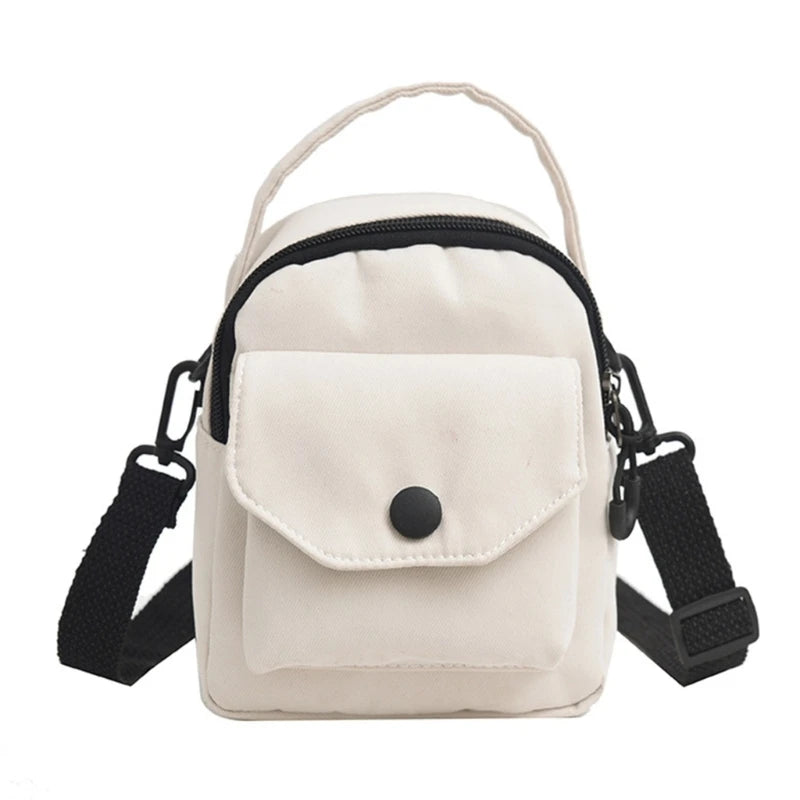 Women Shoulder Bag Fashion Casual Tote Outdoor Bag Canvas Handbag Zipper Messenger Crossbody Bags