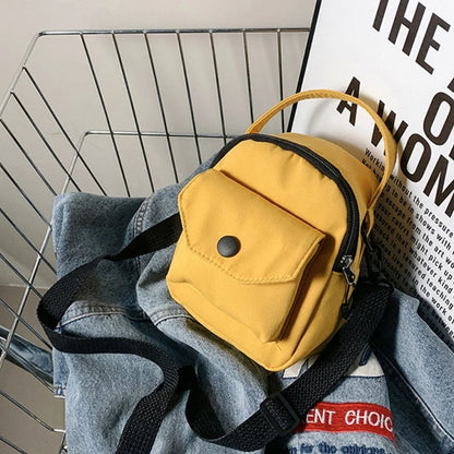 Women Shoulder Bag Fashion Casual Tote Outdoor Bag Canvas Handbag Zipper Messenger Crossbody Bags