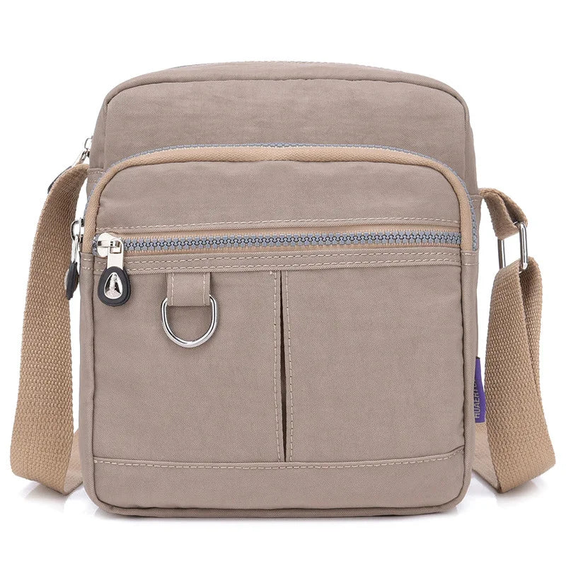 Women Shoulder Bag Summer Bag Casual Tote Outdoor Waterproof Nylon Handbag Zipper Messenger Bags Coin Holder Purse