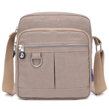 Women Shoulder Bag Summer Bag Casual Tote Outdoor Waterproof Nylon Handbag Zipper Messenger Bags Coin Holder Purse