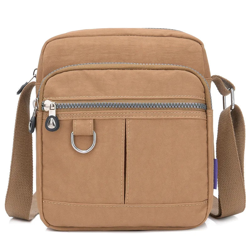 Women Shoulder Bag Summer Bag Casual Tote Outdoor Waterproof Nylon Handbag Zipper Messenger Bags Coin Holder Purse