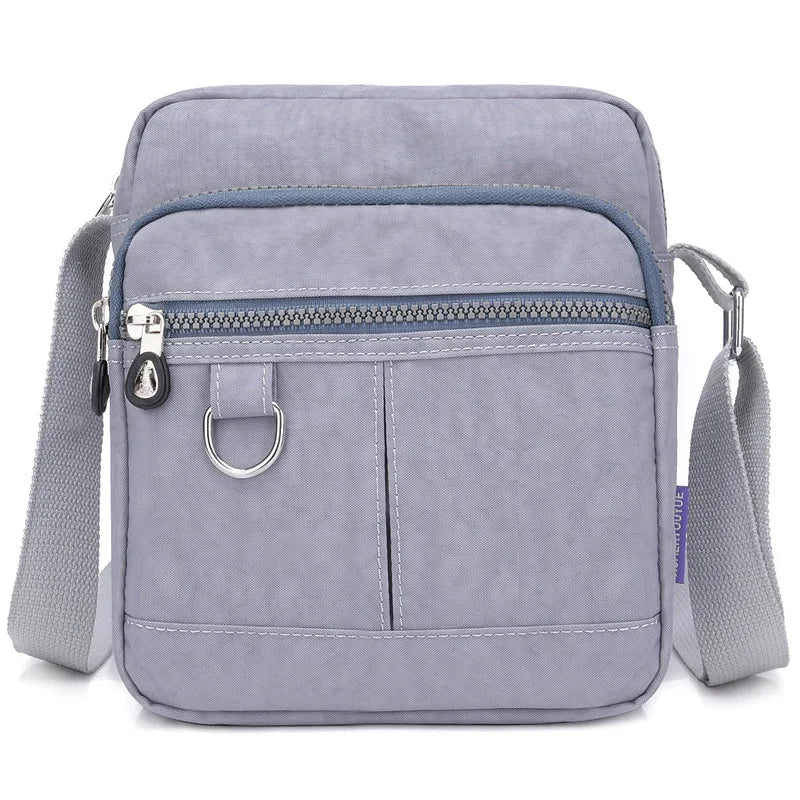 Women Shoulder Bag Summer Bag Casual Tote Outdoor Waterproof Nylon Handbag Zipper Messenger Bags Coin Holder Purse