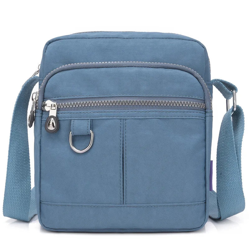 Women Shoulder Bag Summer Bag Casual Tote Outdoor Waterproof Nylon Handbag Zipper Messenger Bags Coin Holder Purse