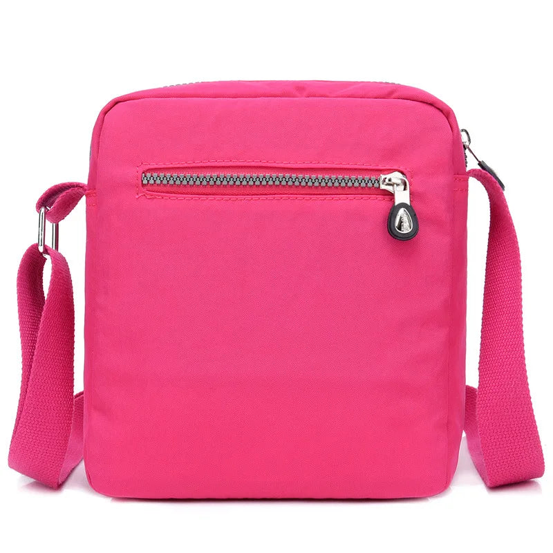 Women Shoulder Bag Summer Bag Casual Tote Outdoor Waterproof Nylon Handbag Zipper Messenger Bags Coin Holder Purse