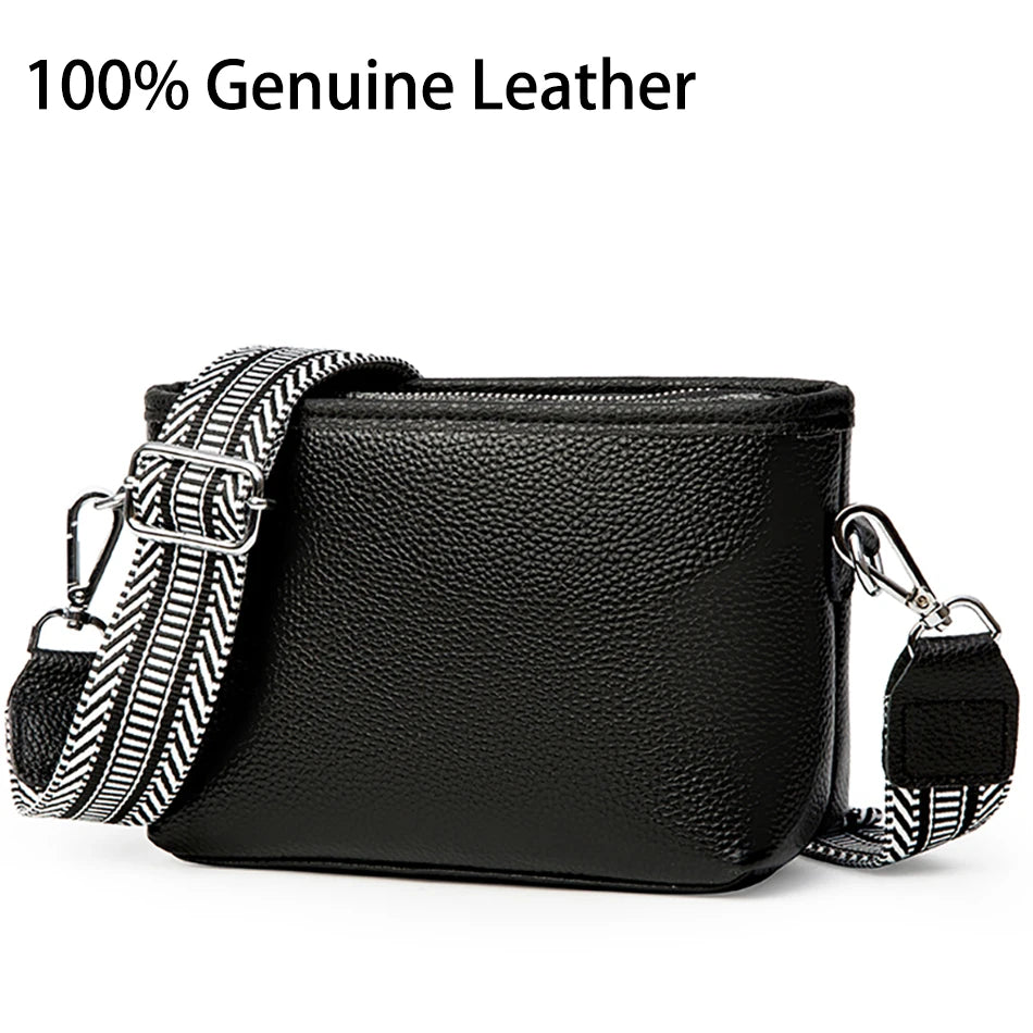 Women Shoulder Bags 100% Genuine Leather Luxury Designer Female Messenger Bag 2024 Trend Large Capacity Ladies Handbag Purses