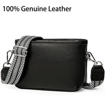 Women Shoulder Bags 100% Genuine Leather Luxury Designer Female Messenger Bag 2024 Trend Large Capacity Ladies Handbag Purses