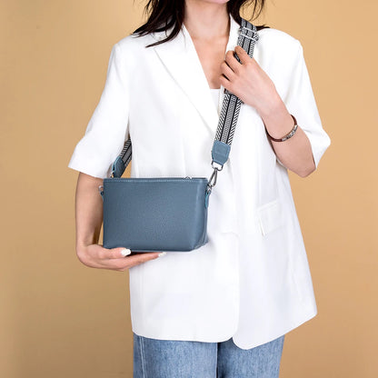 Women Shoulder Bags 100% Genuine Leather Luxury Designer Female Messenger Bag 2024 Trend Large Capacity Ladies Handbag Purses