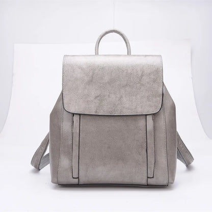 Women Shoulder Bags 2024 New Fashion Genuine Leather Backpacks Large Capacity Practical Mochilas High Quality Schoolbag Female