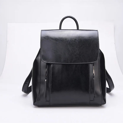 Women Shoulder Bags 2024 New Fashion Genuine Leather Backpacks Large Capacity Practical Mochilas High Quality Schoolbag Female