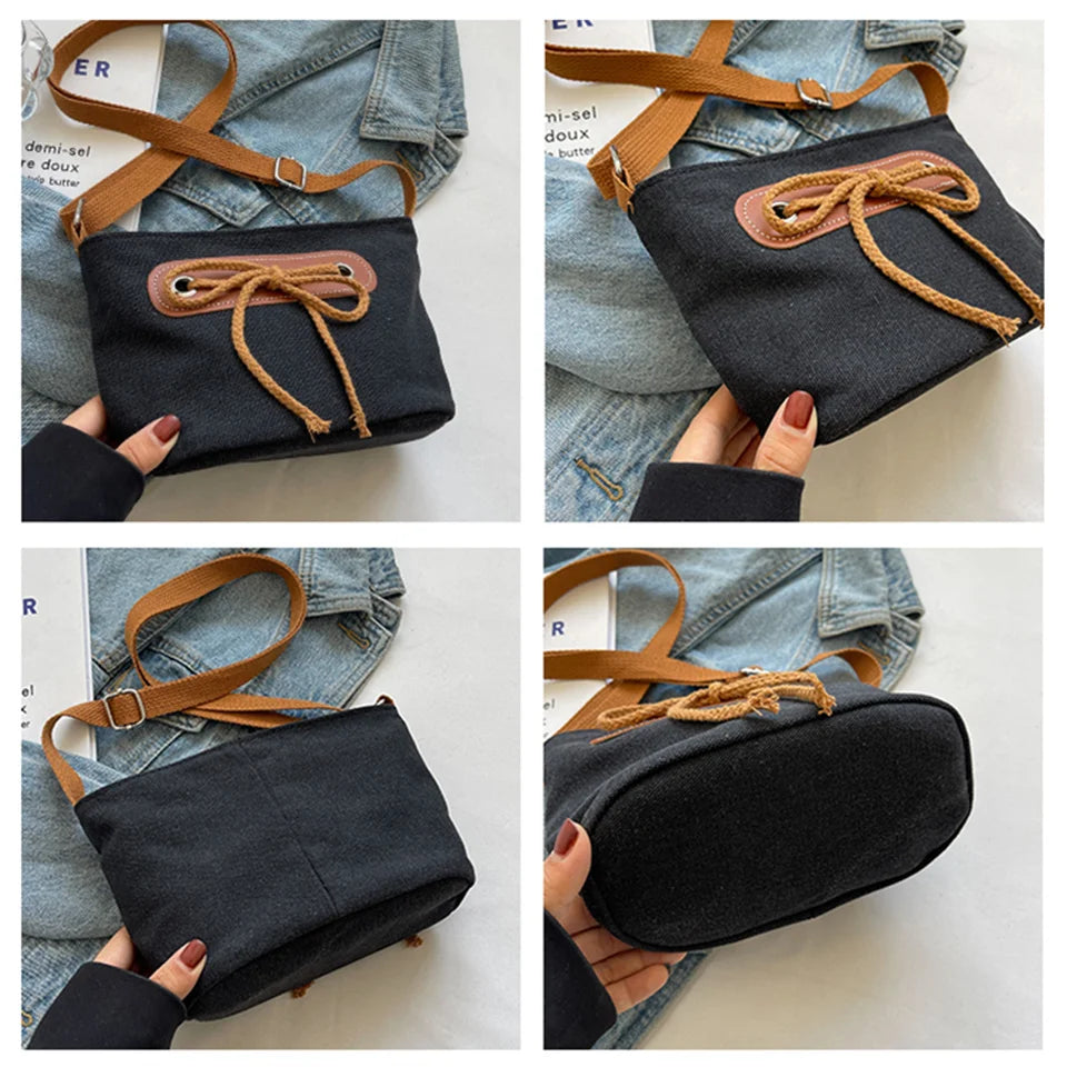 Women Shoulder Bags Shopper Designer Handbags Spring Summer High Quality Student Crossbody Bag Female Canvas Tote Bag