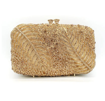 Women Silver Color Crystal Clutch Bags Stone Evening Purse Wedding Bridal Rhinestones Purse And Handbags Party Dinner Gift Bag