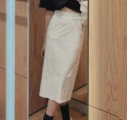 Women Skirt High Waited Sporty Skirt Wrapped Buttocks Skirt Slim Fit Spring Autumn style