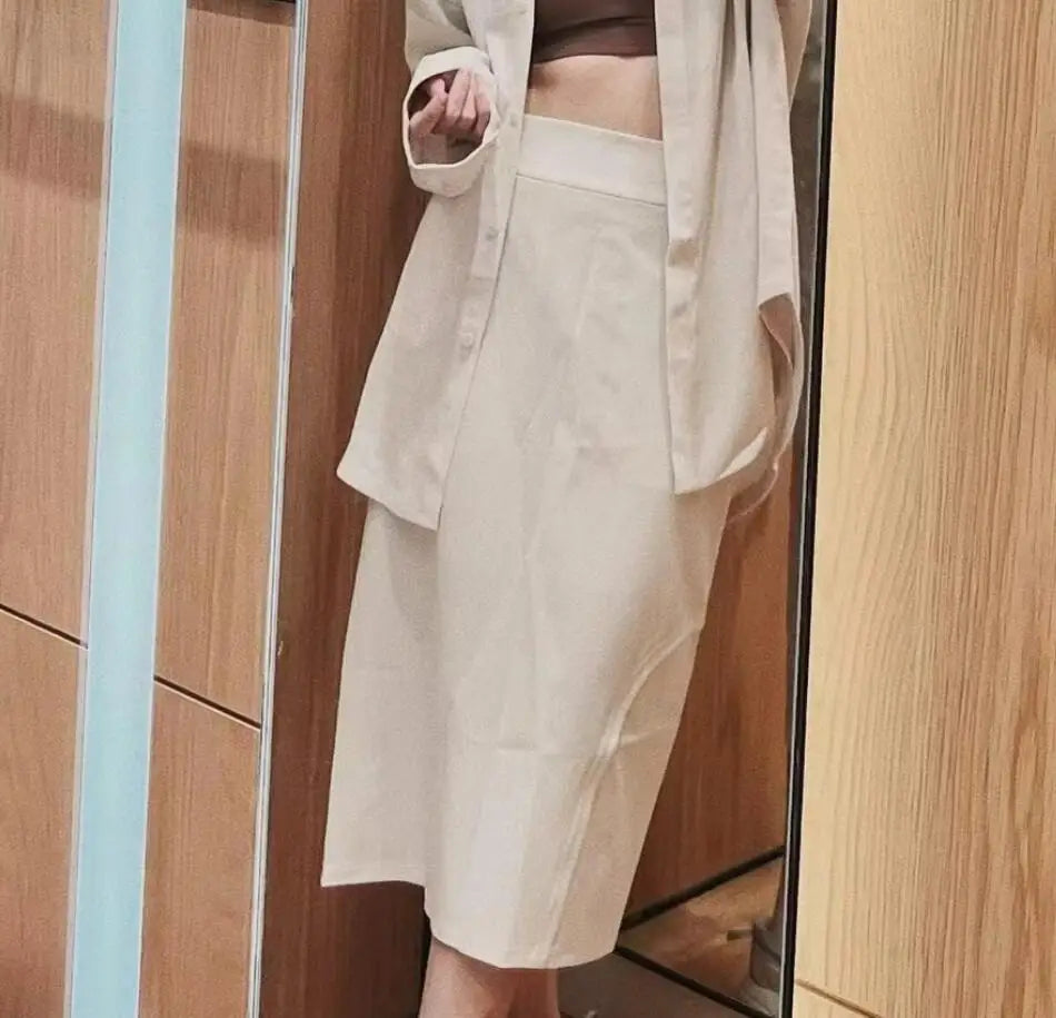 Women Skirt High Waited Sporty Skirt Wrapped Buttocks Skirt Slim Fit Spring Autumn style